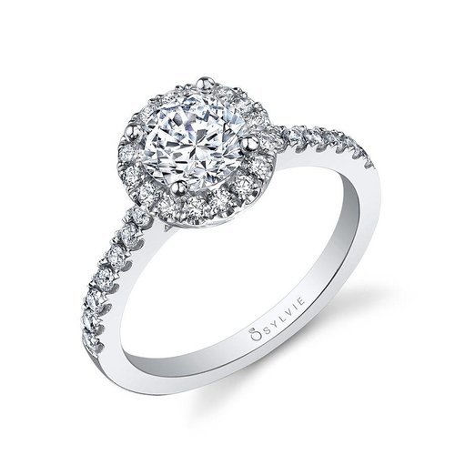 Halo Diamond Engagement Rings