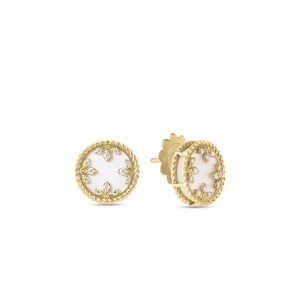 18K Yellow Gold Venetian Medallion Ring Reversible Ring