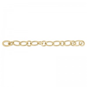 18K Alternating Oval And Round Link Bracelet By Roberto Coin