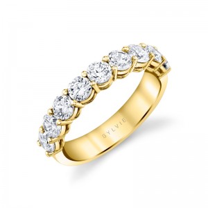 Round Shaped Wedding Ring - 1.35 CT