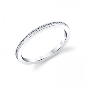 Channel Set Diamond Wedding Ring