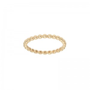 14k Yellow Gold Ball Ring By PD Collection
