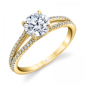 Split Shank Engagement Ring - Janine