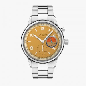 NOMOS Glashütte Club Sport Neomatik Worldtimer Dune Watch