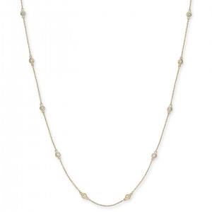 14k Diamonds BY The Yard Necklace BY PD Collection