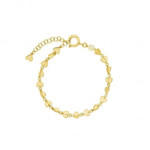 18K Narrow Wings Of Love Chain Bracelet
