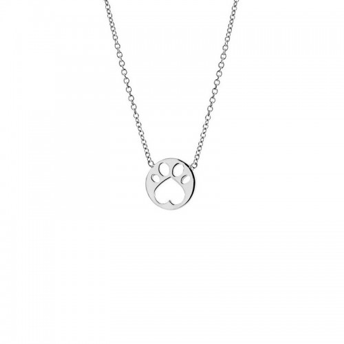 Sterling Silver Mini Paw Chain Necklace By Our Cause For Paws By PD Collection