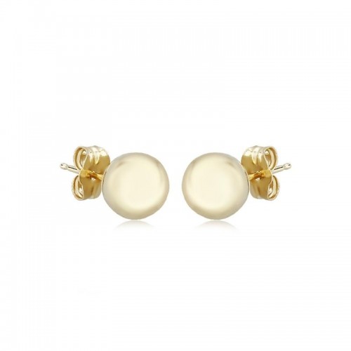 14K Yellow Gold Ball Stud Earrings By PD Collection