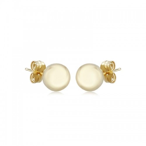 14k Yellow 6mm Ball Stud Earrings By PD Collection