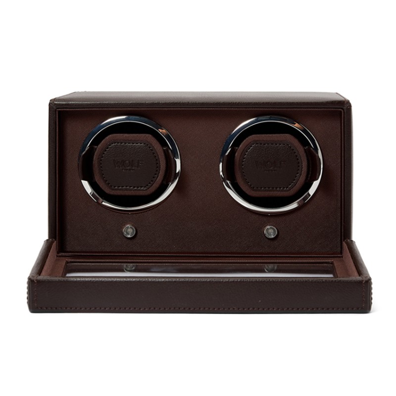 Cub Double Watch Winder with Cover