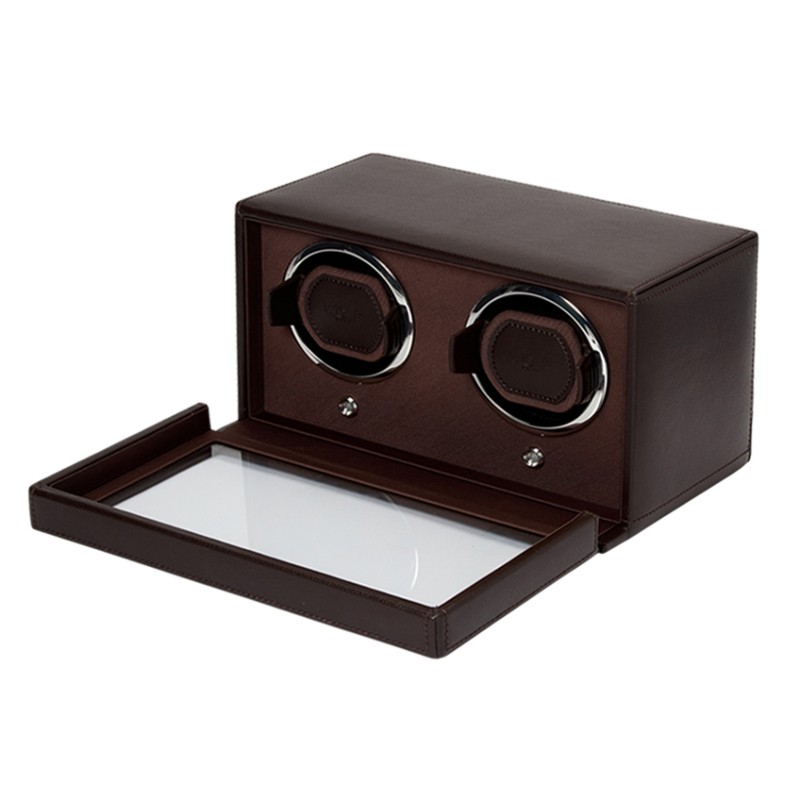 Cub Double Watch Winder with Cover