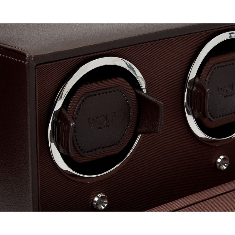 Cub Double Watch Winder with Cover