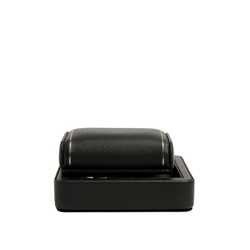 Single British Racing Travel Watch Stand In Black BY WOLF