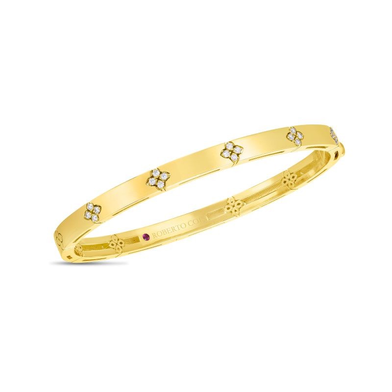18K Diamond Bangle By Roberto Coin