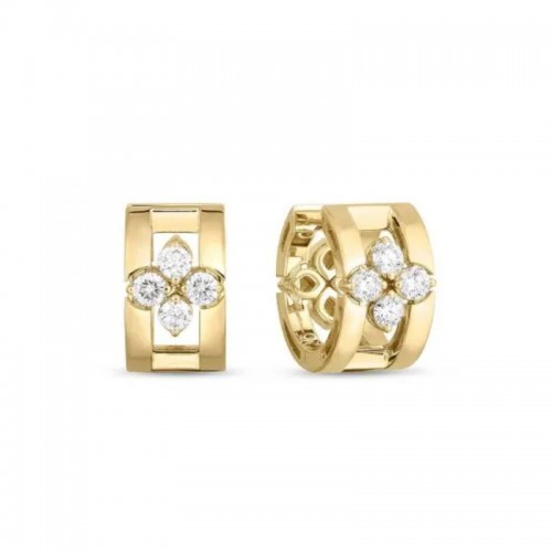 Love In Verona Open Frame Hoop Earrings
