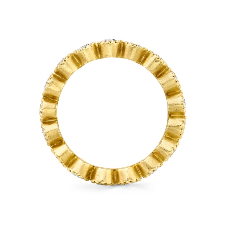 Round Diamond Bezel Set Eternity Band