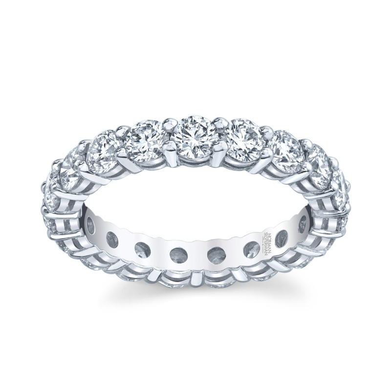 Round Diamond Eternity Band
