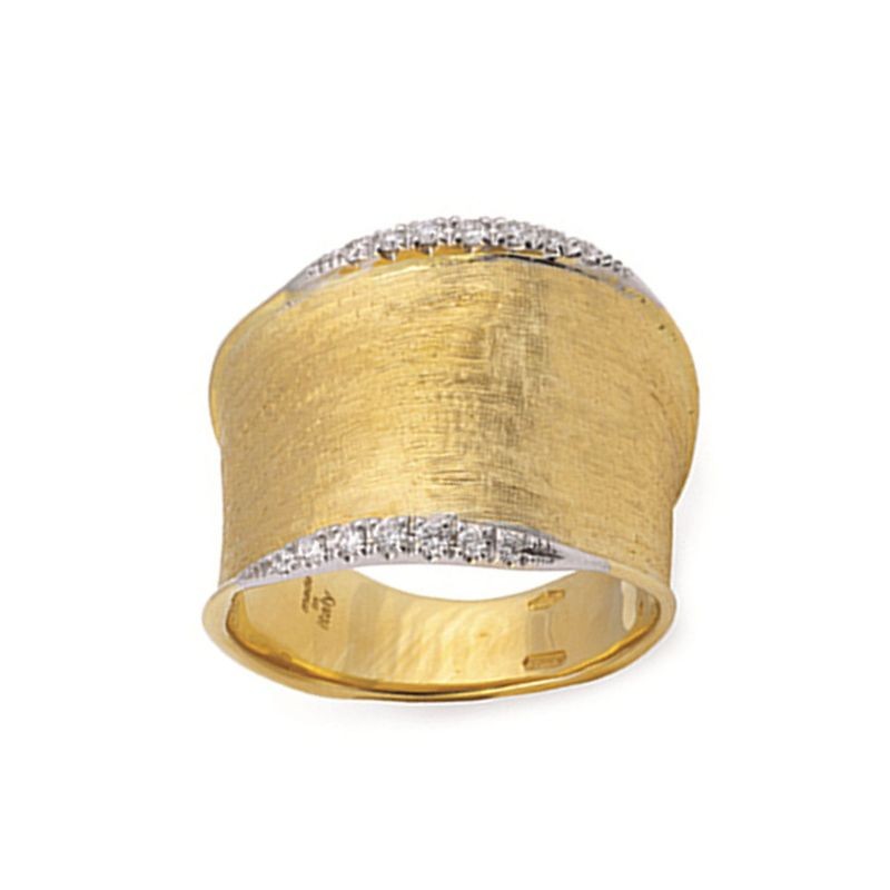 Gold Lunaria Medium Cuff Bracelet, Marco Bicego