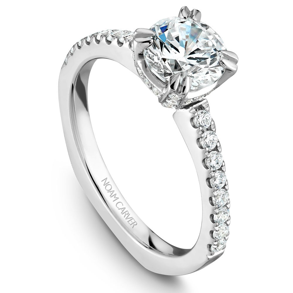 Noam Carver Semi Mount Engagement Ring