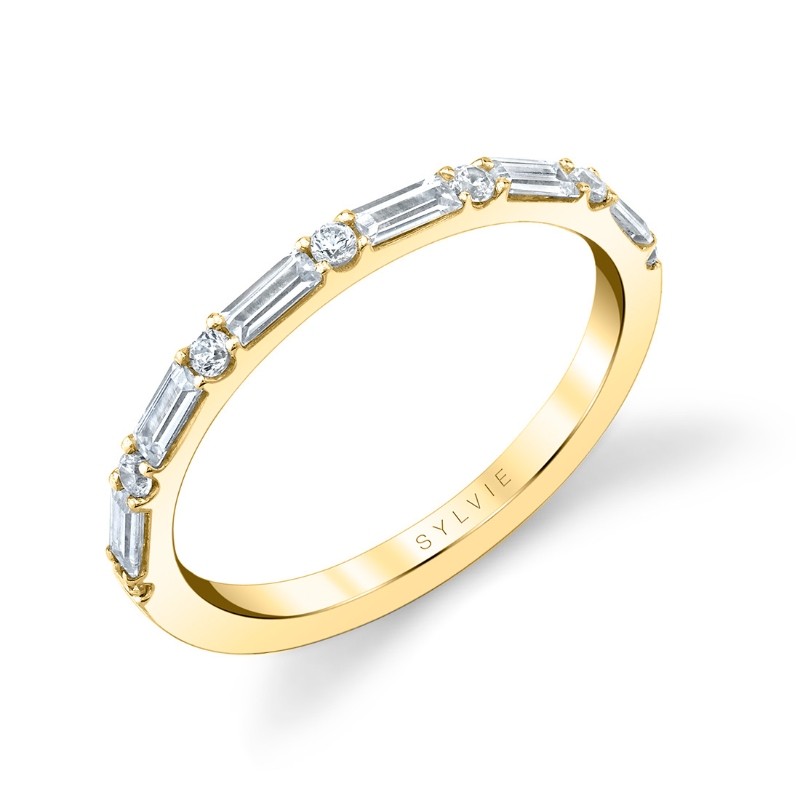 Baguette Diamond Wedding Band
