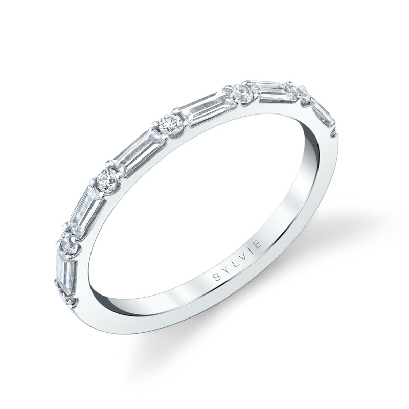 Baguette Diamond Wedding Band