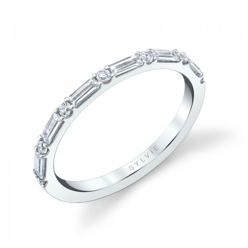 Baguette Diamond Wedding Band