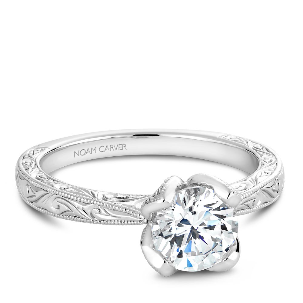 Noam Carver Semi Mount Engagement Ring