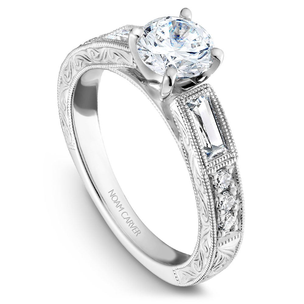 Noam Carver Semi Mount Engagement Ring