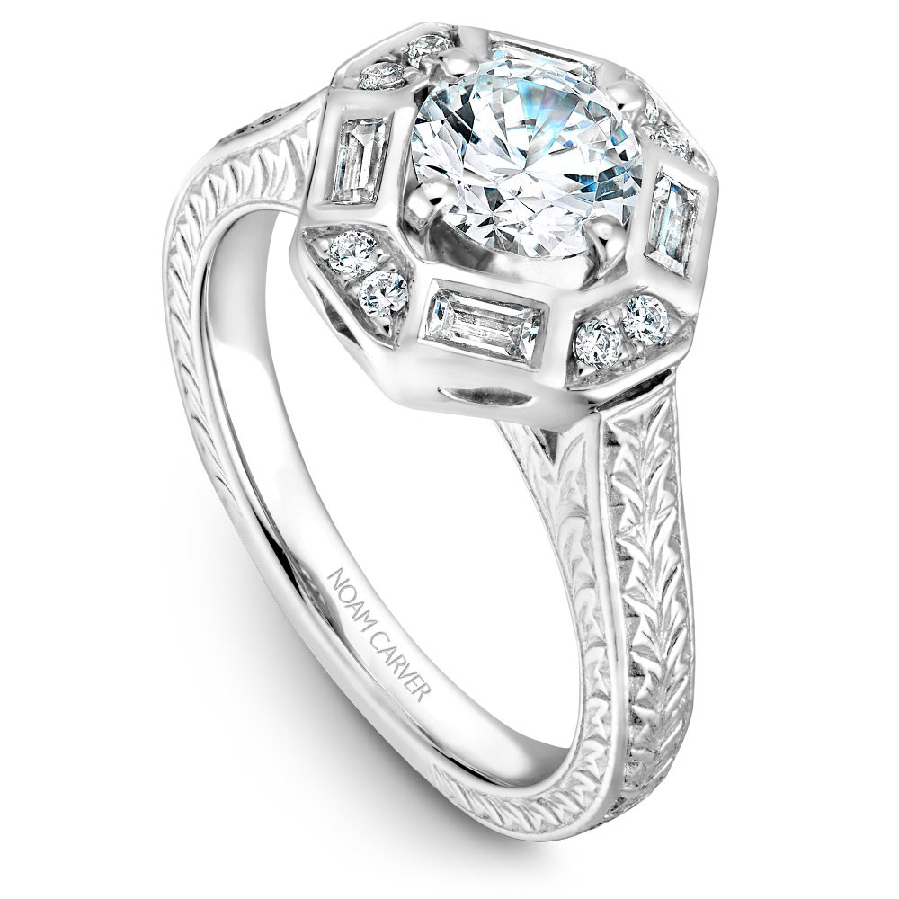 Noam Carver Semi Mount Engagement Ring