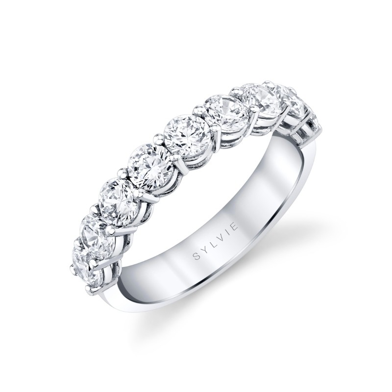 Round Shaped Wedding Ring - 1.35 CT