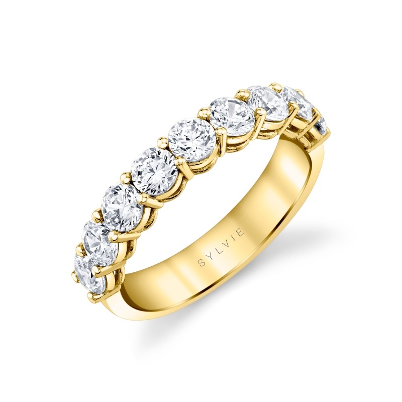 Round Shaped Wedding Ring - 1.35 CT