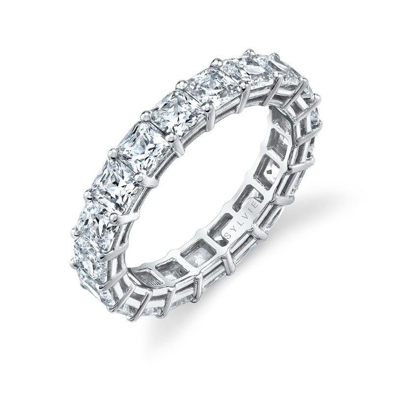 Asscher Cut Diamond Eternity Band