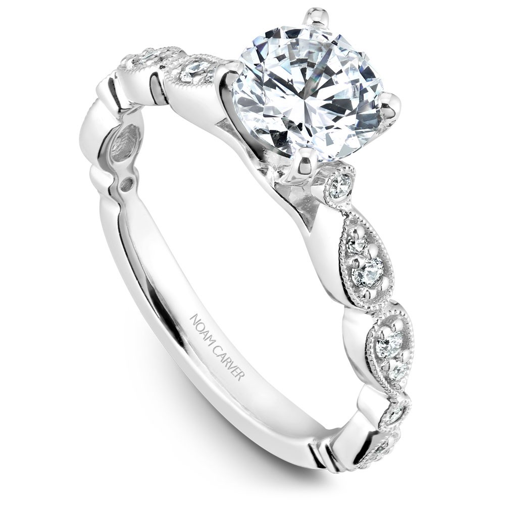 Noam Carver Semi Mount Engagement Ring