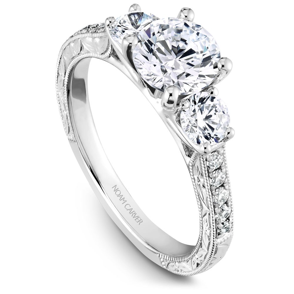 Noam Carver Semi Mount Engagement Ring