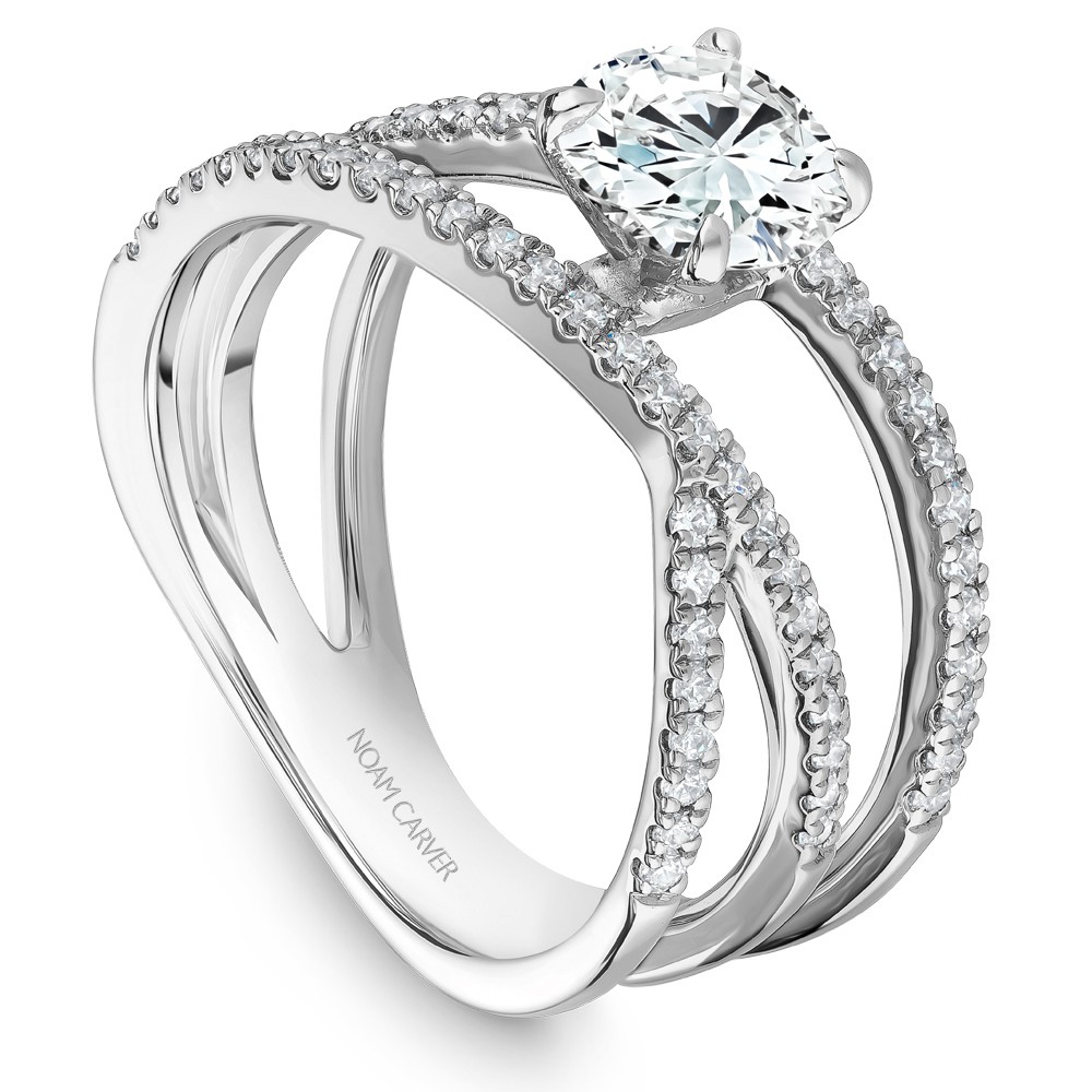 Noam Carver Semi Mount Engagement Ring