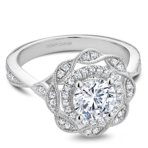 Noam Carver Semi Mount Engagement Ring