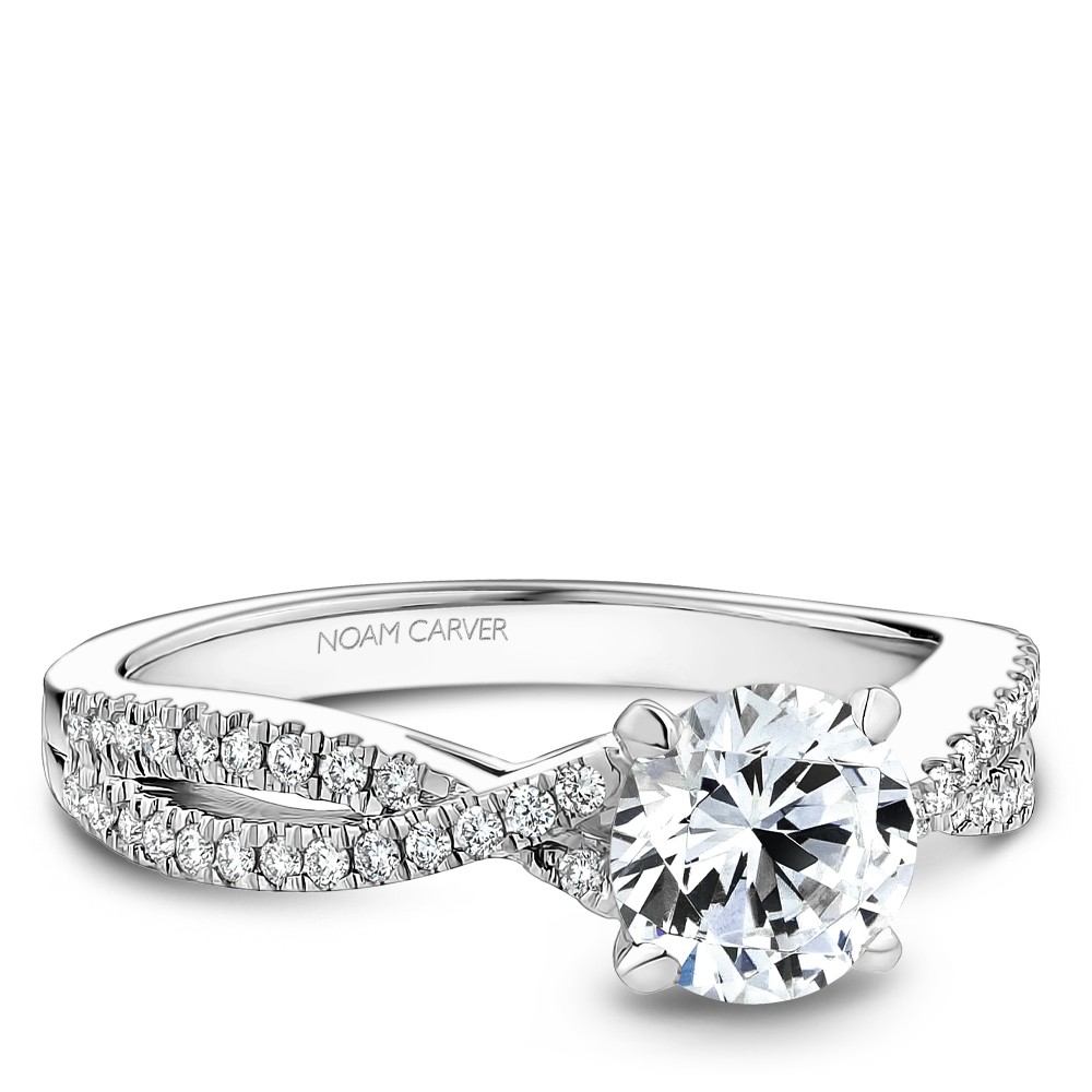 Noam Carver Semi Mount Engagement Ring