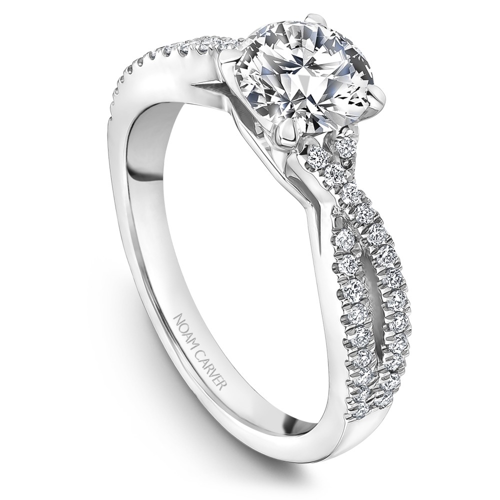 Noam Carver Semi Mount Engagement Ring