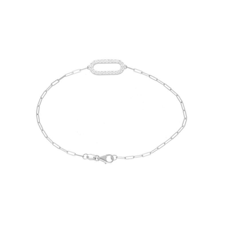 Station Paperclip Bracelet