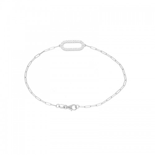 Station Paperclip Bracelet