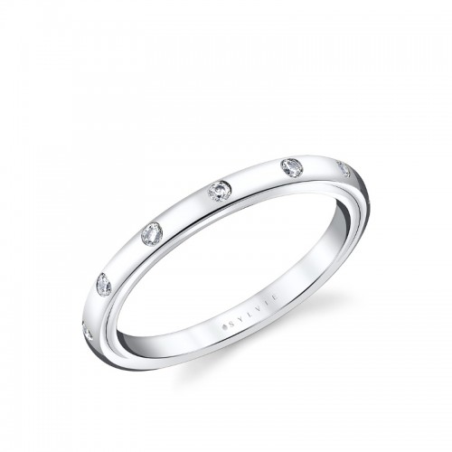 Iconelle Flush Set Wedding Ring - Sedona