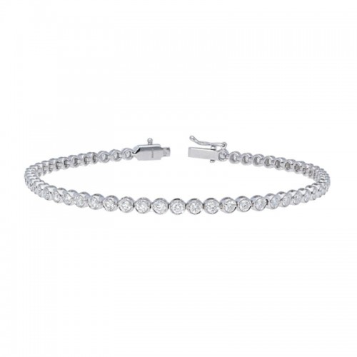 Diamond Bezel Tennis Bracelet