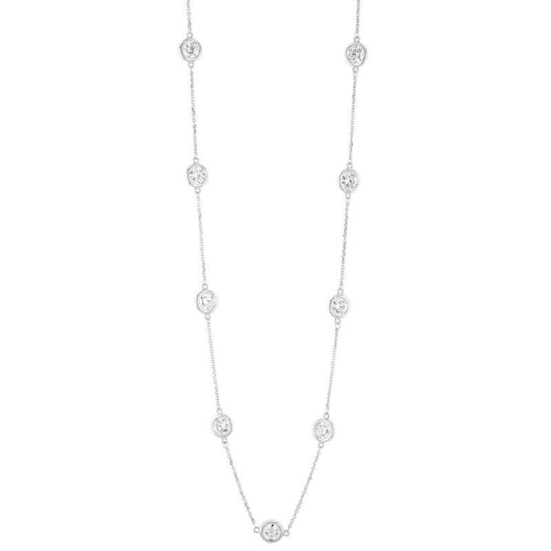 14k Diamonds By The Yard Necklace