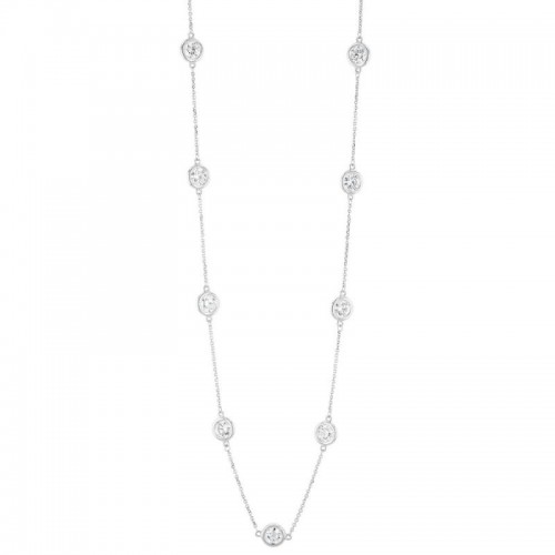 14k Diamonds By The Yard Necklace