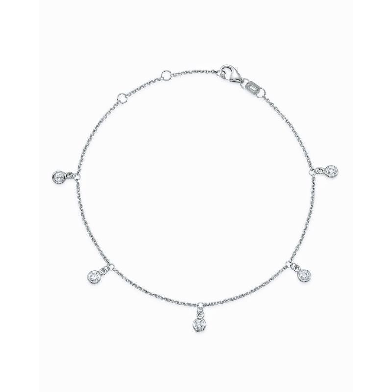14k Diamond Drop Bracelet