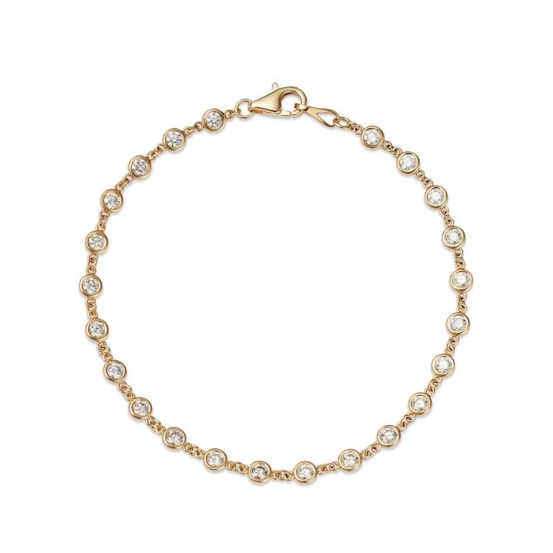 Bezel To Bezel Diamond Bracelet