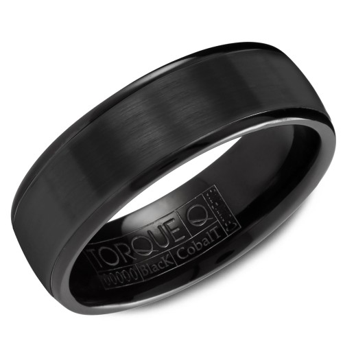 A black cobalt Torque band polished edges.