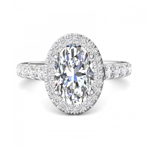 FlyerFit® 14K White Gold Encore Engagement Ring