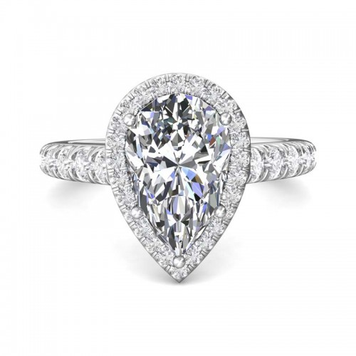 FlyerFit® 14K White Gold Encore Engagement Ring