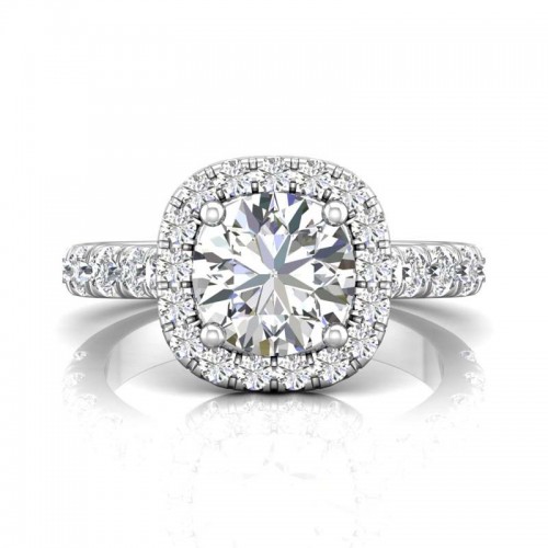 FlyerFit® 14K White Gold Encore Engagement Ring